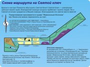 Схема маршрута на&nbsp;Святой ключ
