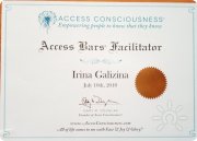 Сертификат Фасилитатора Access Bars