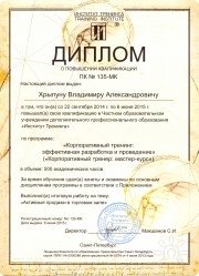Разработка тренингов
