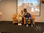 Получение почётной степени Мастера ТетаХилинг. На&nbsp;фото с&nbsp;Вианной Стайбл, автором методики ТетаХилинг