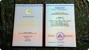 Диплом от&nbsp;школы Королевской йоги, 2014&ndash;2015&nbsp;гг. обучения. Уровень STRONG