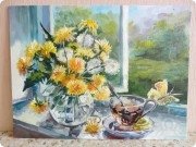 Одуванчики. Масло