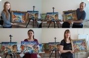 Эти люди впервые писали маслом! Мастер класс по&nbsp;мотивам Афремова
