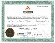 Золотой сертификат международной ассоциации коучей ICF