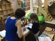 Ольга Анатольевна Мацюк на&nbsp;занятиях с&nbsp;детьми