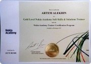 Sertificate_Nokia Academy_Gold level