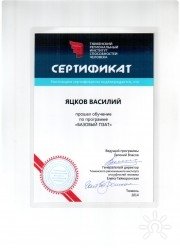 Сертификат по&nbsp;ПЭАТ