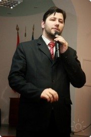 за работой