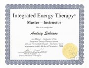 Мастер-инструктор "Integrated Energy Therapy"