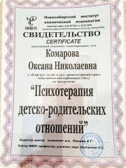 Комарова Оксана, тренер / консультант, Новосибирск