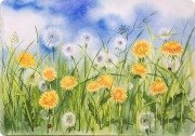Работы Натальи. Акварель. Смешанная техника