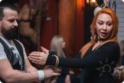 Катя Хорс и&nbsp;Сергей Велес, мастер-класс по&nbsp;БДСМ