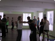 На тренинге