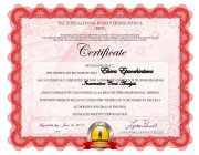 Сертификат "Анализ индивидуального инкарнационного креста"
