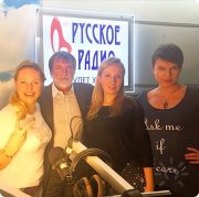 На Русском Радио с&nbsp;А. Литвиным и&nbsp;А. Давлатовой