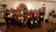 Получаем сертификаты, я&nbsp;сижу прямо под Алексеем Шкипером:)