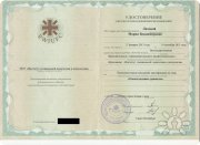 Сертификат повышения квалификации по&nbsp;ведению тренингов