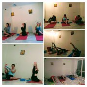 Занятия йогой в&nbsp;студии Yoga108-Nsk, "Европейский берег"