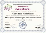 Анастасия Соболева, тренер / консультант, Екатеринбург