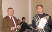 Доктор психологических наук, профессор Михаил Романович Гинзбург и&nbsp;тренер-консультант Михаил Кузьмин