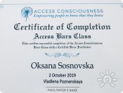 Сертификат Access Bars
