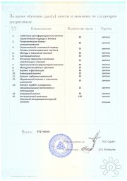 Приложение к&nbsp;диплому МИП, Психологическое бизнес консультирование. Профессиональный коучинг
