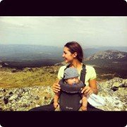 Земфира Имаева с&nbsp;сыном на&nbsp;большом Иремеле