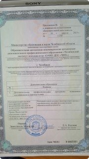 Лицензия, лист 3