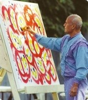 Sri Chinmoy painting
