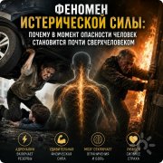 Феномен истерической силы: почему в&nbsp;момент опасности человек становится почти сверхчеловеком
