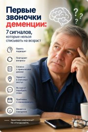 Первые звоночки деменции: 7 сигналов, которые нельзя списывать на&nbsp;возраст