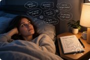 Мысли не&nbsp;дают уснуть? Как за&nbsp;5 минут разгрузить голову перед сном